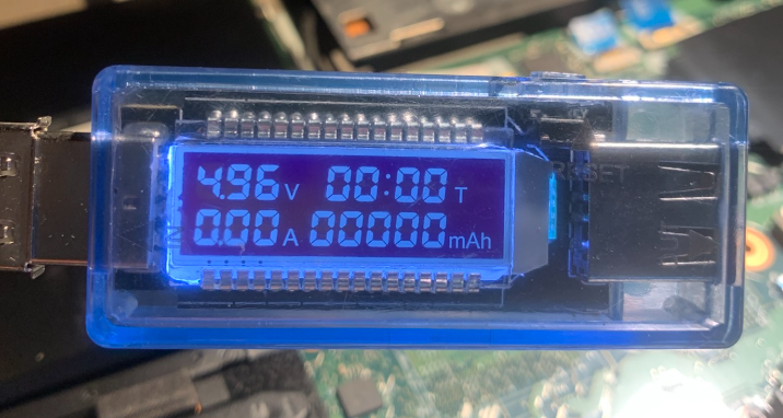 Optional USB Voltage meter