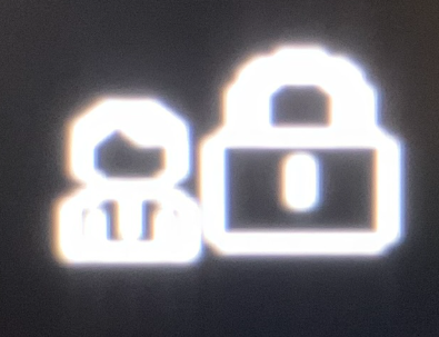 Admin password padlock logo