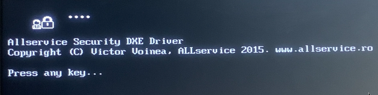 Press any key